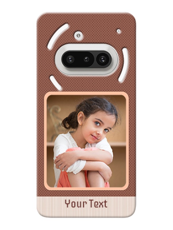 Custom Nothing Phone 3A 5G Custom Hard Phone Case - Simple Pic Upload Design