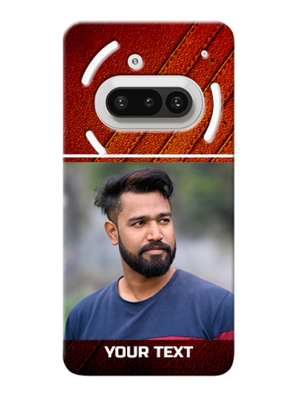 Custom Nothing Phone 3A 5G Custom Hard Phone Case - Leather Phone Case Design