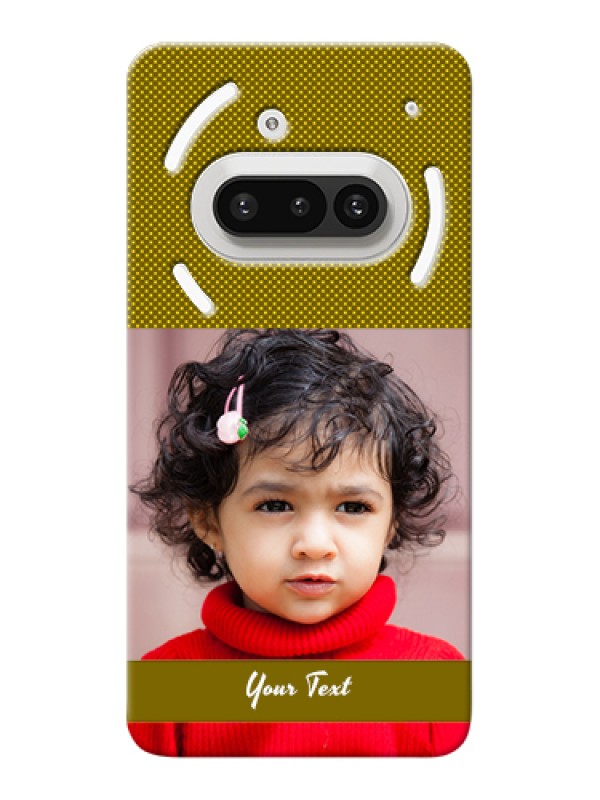 Custom Nothing Phone 3A 5G Custom Hard Phone Case - Simple Green Color Design