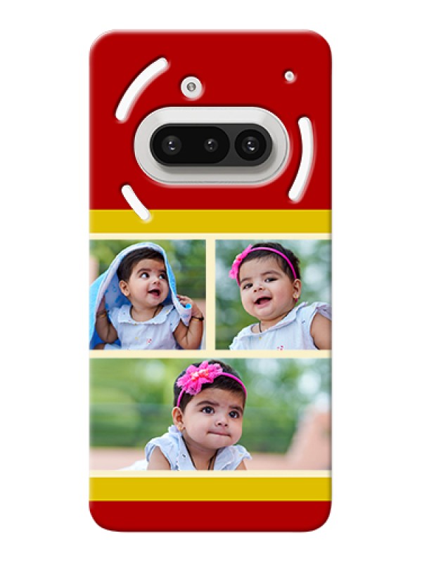 Custom Nothing Phone 3A 5G Custom Hard Phone Case - Multiple Pic Upload Design