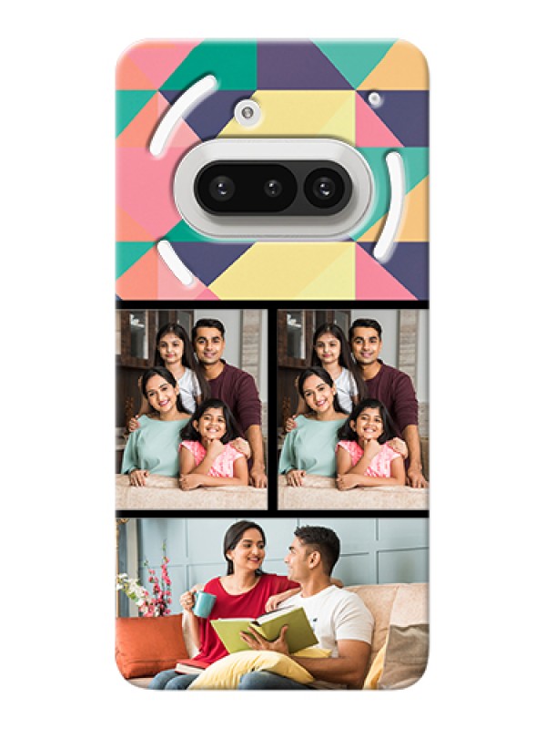 Custom Nothing Phone 3A 5G Custom Hard Phone Case - Bulk Pic Upload Design