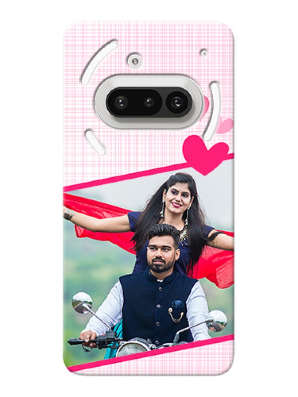 Custom Nothing Phone 3A 5G Custom Hard Phone Case - Love Shape Heart Design