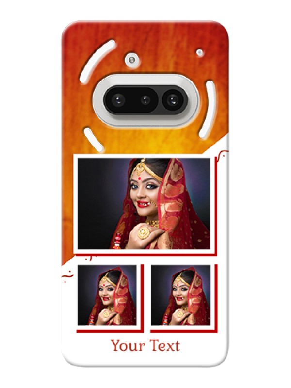 Custom Nothing Phone 3A 5G Custom Hard Phone Case - Wedding Memories Design