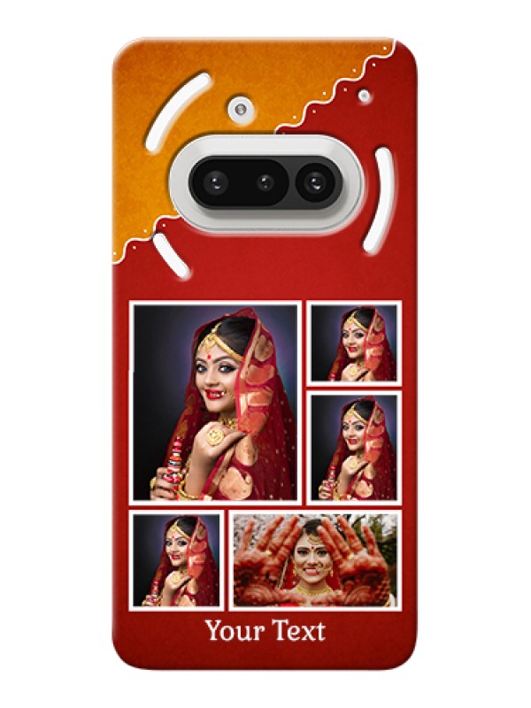 Custom Nothing Phone 3A 5G Custom Hard Phone Case - Wedding Pic Upload Design