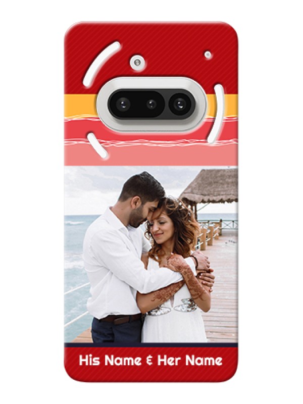 Custom Nothing Phone 3A 5G Custom Hard Phone Case - Colorful Case Design