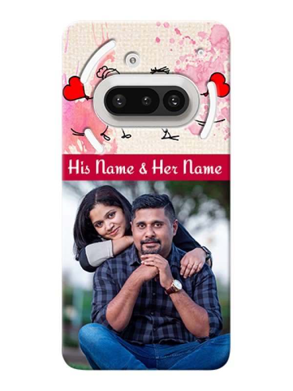 Custom Nothing Phone 3A 5G Custom Hard Phone Case - You And Me Case Design