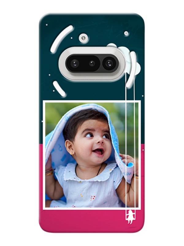 Custom Nothing Phone 3A 5G Custom Hard Phone Case - Cute Girl With Cloud Design