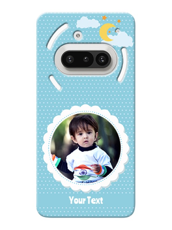 Custom Nothing Phone 3A 5G Custom Hard Phone Case - Violet Pattern Design