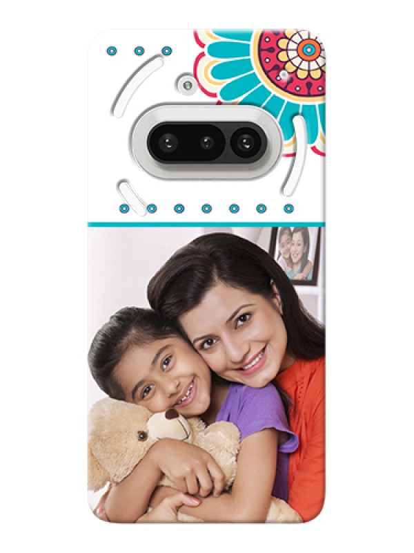 Custom Nothing Phone 3A 5G Custom Hard Phone Case - Flower Design