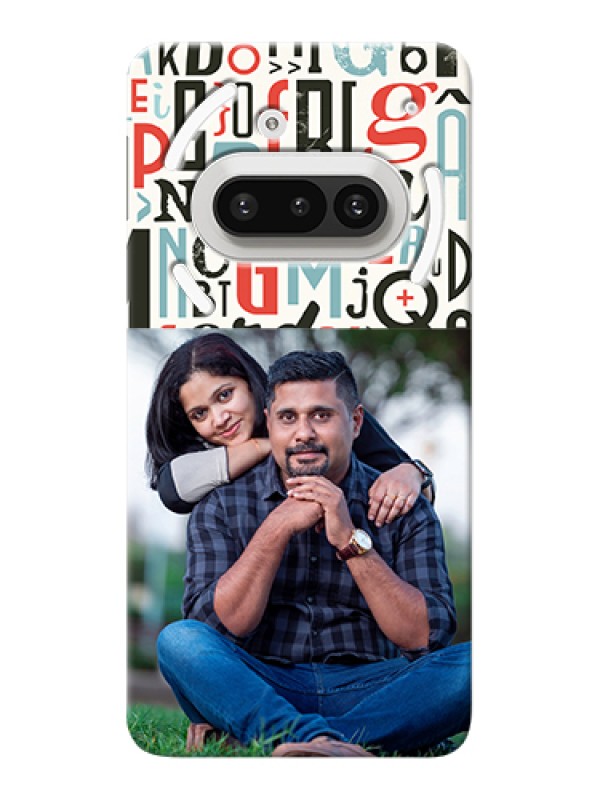 Custom Nothing Phone 3A 5G Custom Hard Phone Case - Alphabet Design