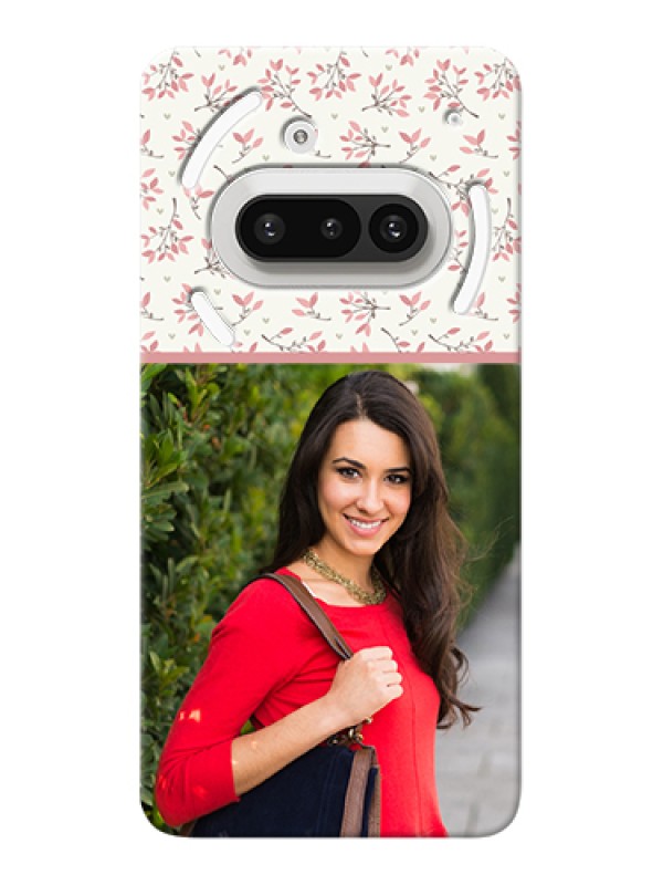 Custom Nothing Phone 3A 5G Custom Hard Phone Case - Stunning Floral Design