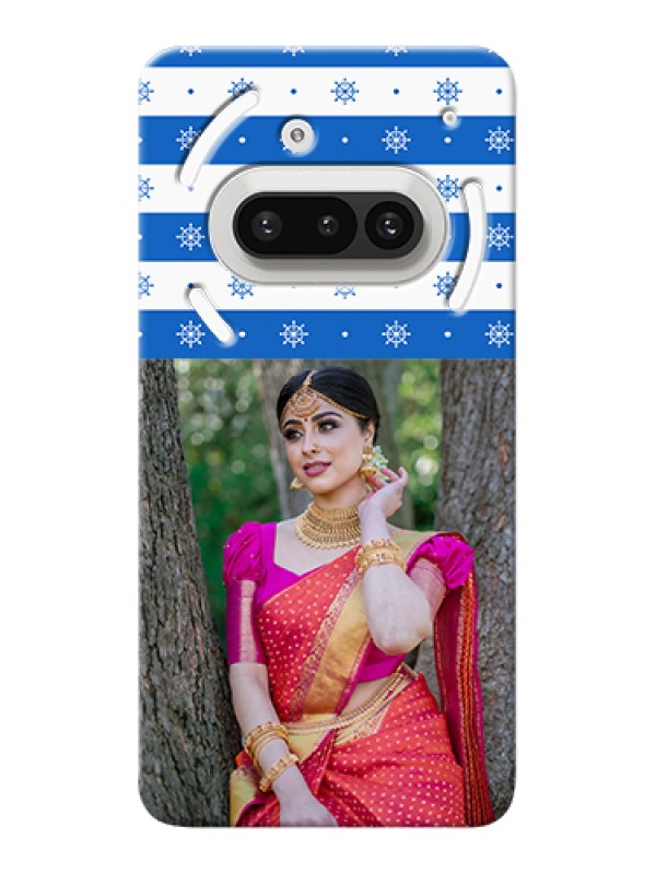 Custom Nothing Phone 3A 5G Custom Hard Phone Case - Snow Pattern Design