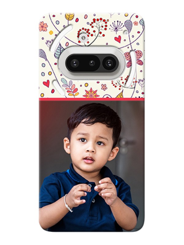 Custom Nothing Phone 3A 5G Custom Hard Phone Case - Premium Floral Design