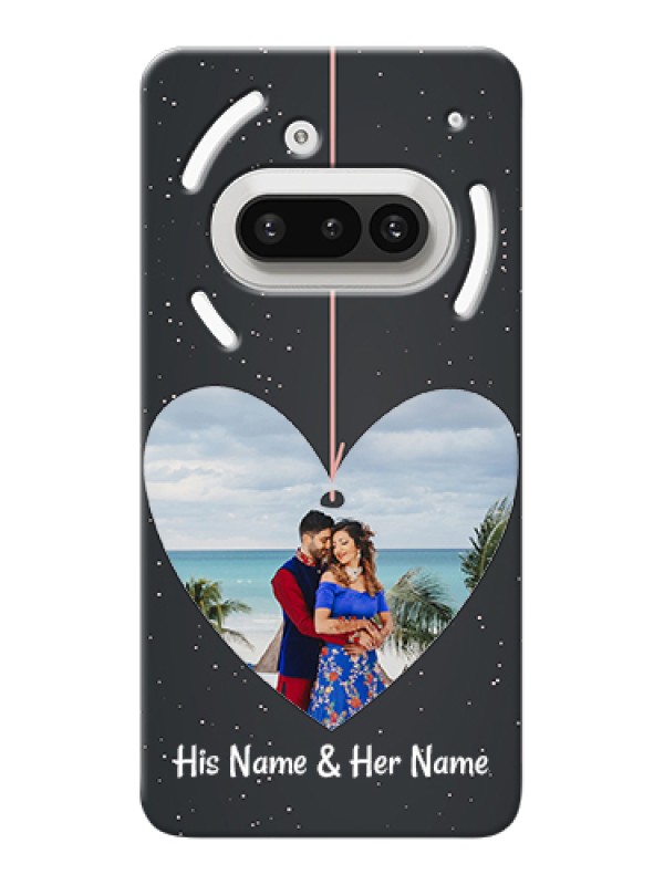 Custom Nothing Phone 3A 5G Custom Hard Phone Case - Hanging Heart Design