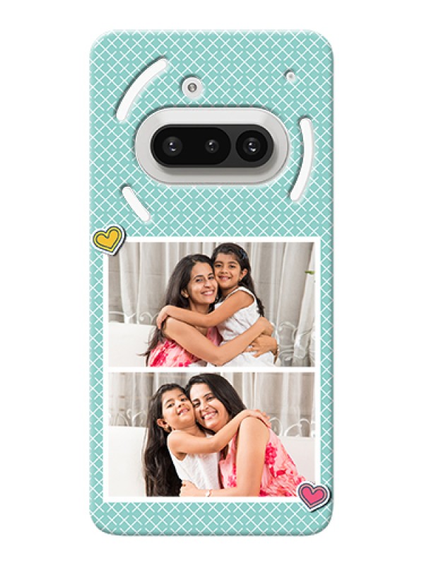 Custom Nothing Phone 3A 5G Custom Hard Phone Case - 2 Image Holder With Pattern Design