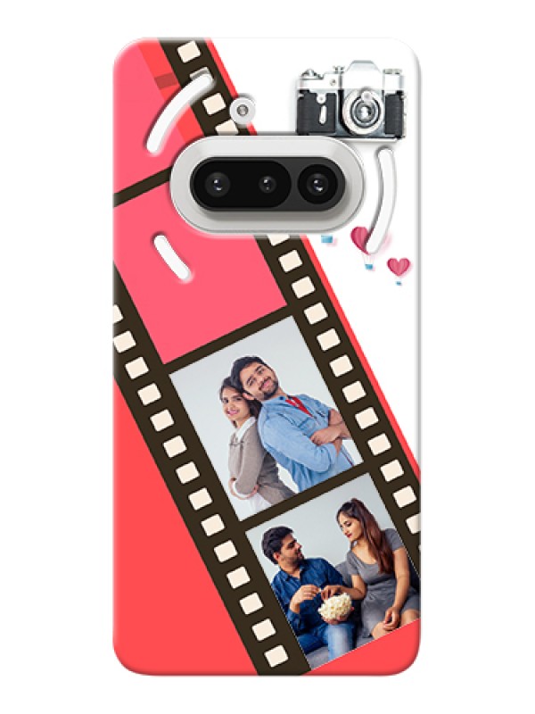 Custom Nothing Phone 3A 5G Custom Hard Phone Case - 3 Image Holder With Film Reel