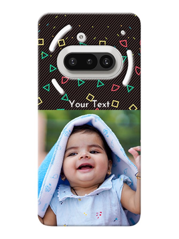 Custom Nothing Phone 3A 5G Custom Hard Phone Case - With Confetti Birthday Design