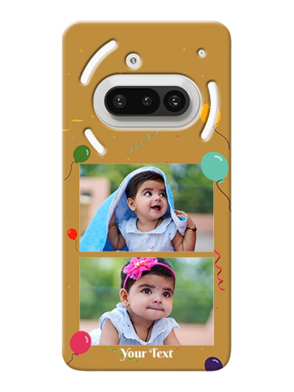 Custom Nothing Phone 3A 5G Custom Hard Phone Case - Image Holder With Birthday Celebrations Design