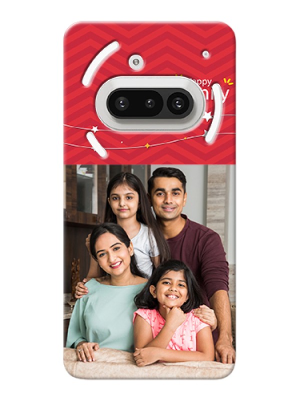 Custom Nothing Phone 3A 5G Custom Hard Phone Case - Happy Family Design