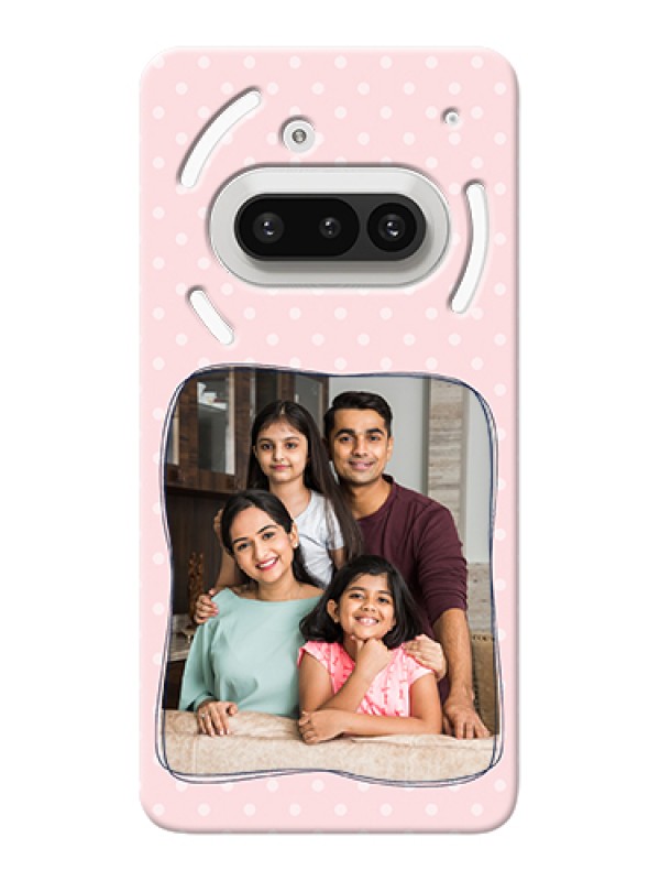 Custom Nothing Phone 3A 5G Custom Hard Phone Case - Family With Dots Design