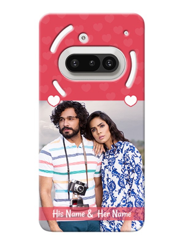 Custom Nothing Phone 3A 5G Custom Hard Phone Case - Simple Love Design