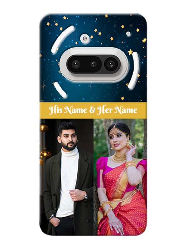 Custom Nothing Phone 3A 5G Custom Hard Phone Case - Galaxy Stars Backdrop Design