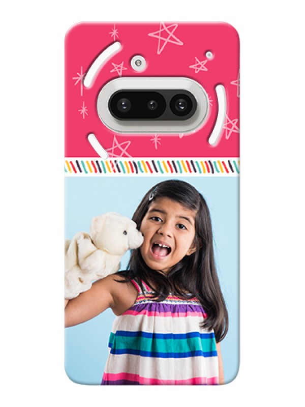 Custom Nothing Phone 3A 5G Custom Hard Phone Case - Line Art Design