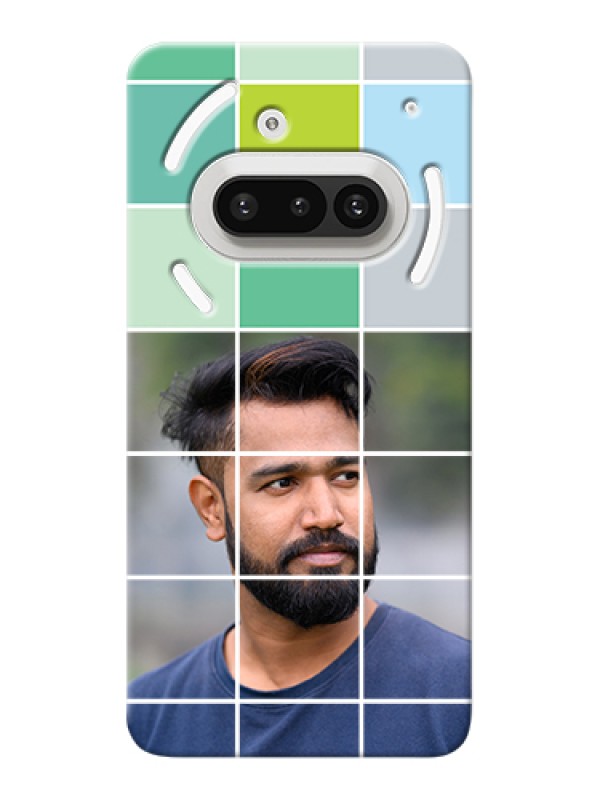 Custom Nothing Phone 3A 5G Custom Hard Phone Case - With White Box Pattern