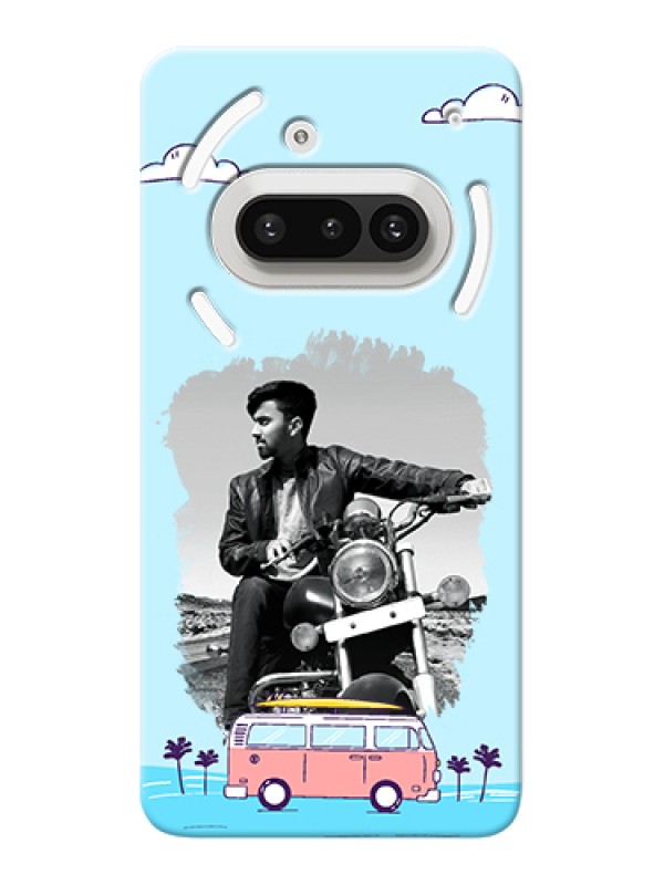 Custom Nothing Phone 3A 5G Custom Hard Phone Case - Travel & Adventure Design