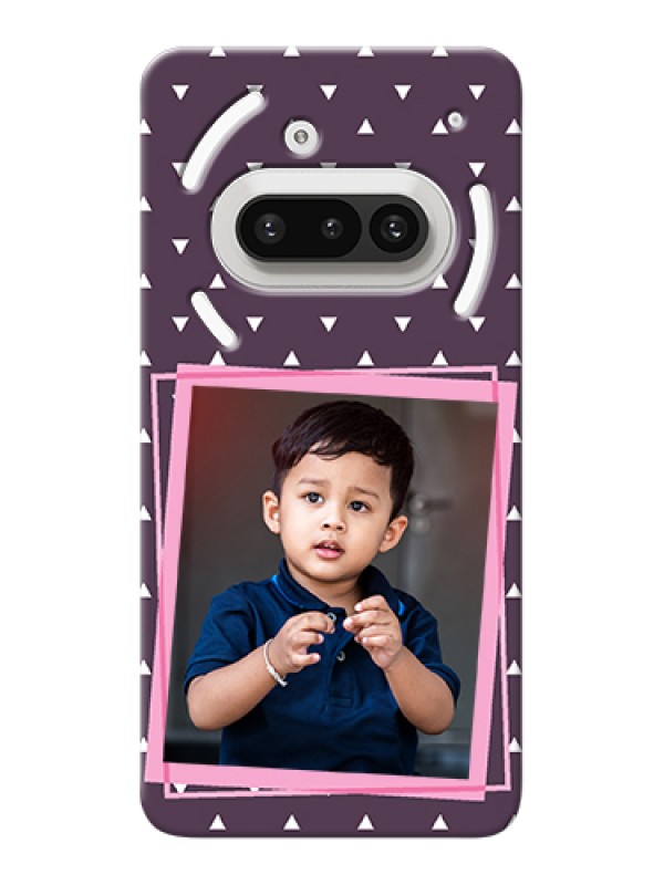 Custom Nothing Phone 3A 5G Custom Hard Phone Case - Triangle Pattern Dotted Design