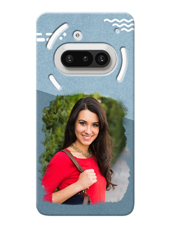 Custom Nothing Phone 3A 5G Custom Hard Phone Case - Grunge Line Art Design