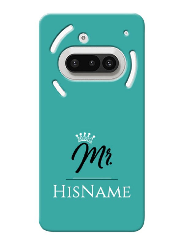 Custom Nothing Phone 3A 5G Custom Hard Phone Case - Mr With Name Design