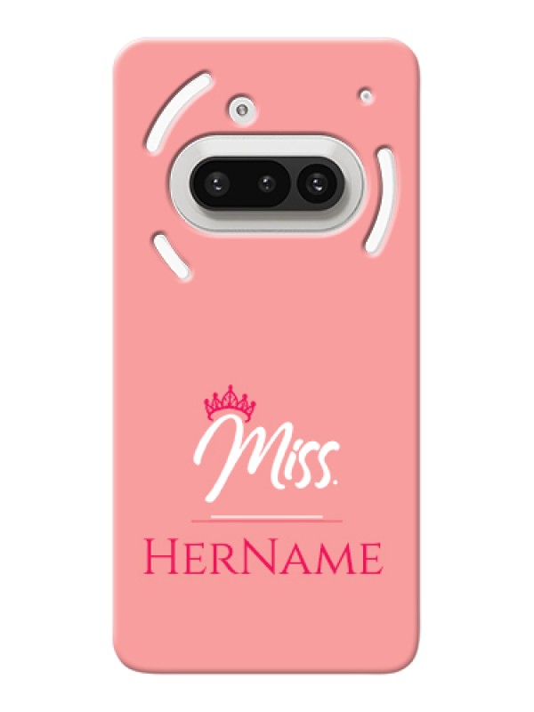 Custom Nothing Phone 3A 5G Custom Hard Phone Case - Mrs With Name Design