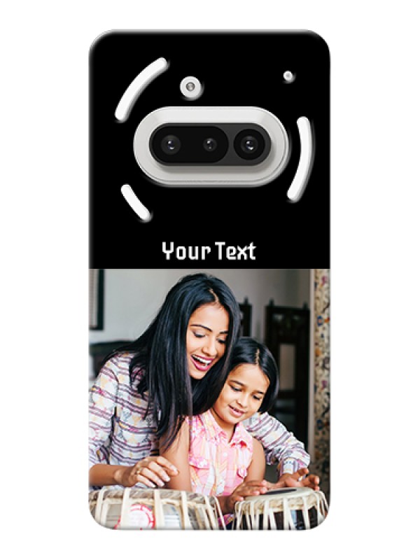 Custom Nothing Phone 3A 5G Custom Hard Phone Case - Photo With Name Design