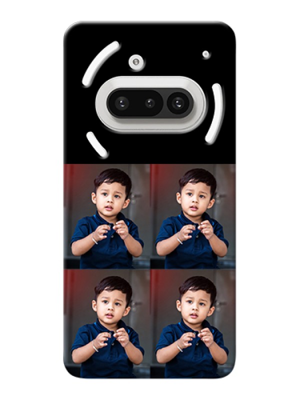 Custom Nothing Phone 3A 5G Custom Hard Phone Case - 4 Image Holder Design