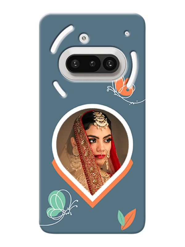 Custom Nothing Phone 3A 5G Custom Hard Phone Case - Droplet Butterflies Design