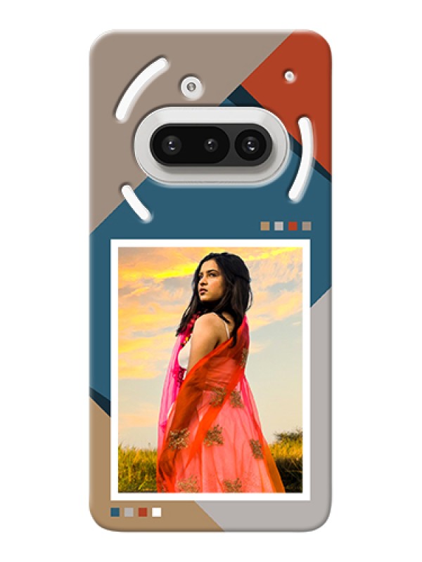 Custom Nothing Phone 3A 5G Custom Hard Phone Case - Retro Color Pallet Design