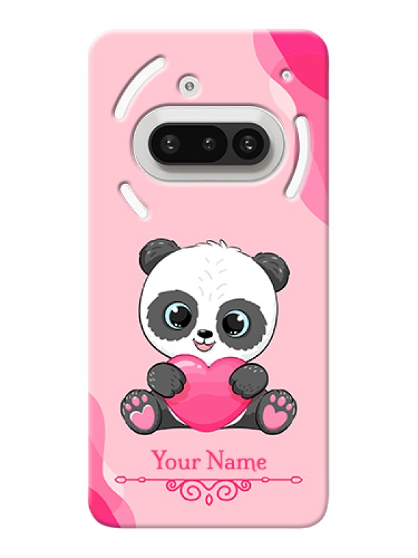 Custom Nothing Phone 3A 5G Custom Hard Phone Case - Cute Panda Design