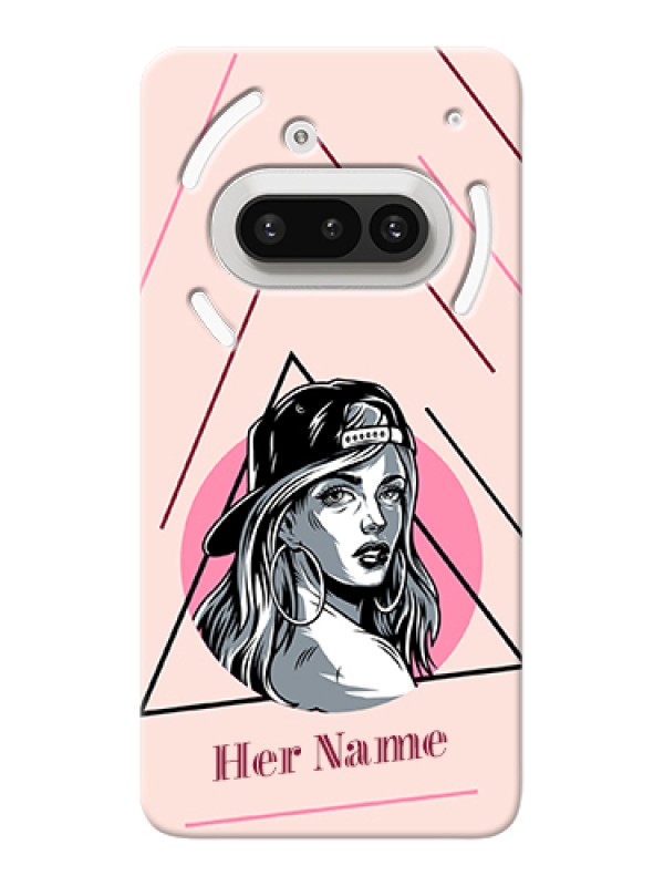 Custom Nothing Phone 3A 5G Custom Hard Phone Case - Rockstar Girl Design