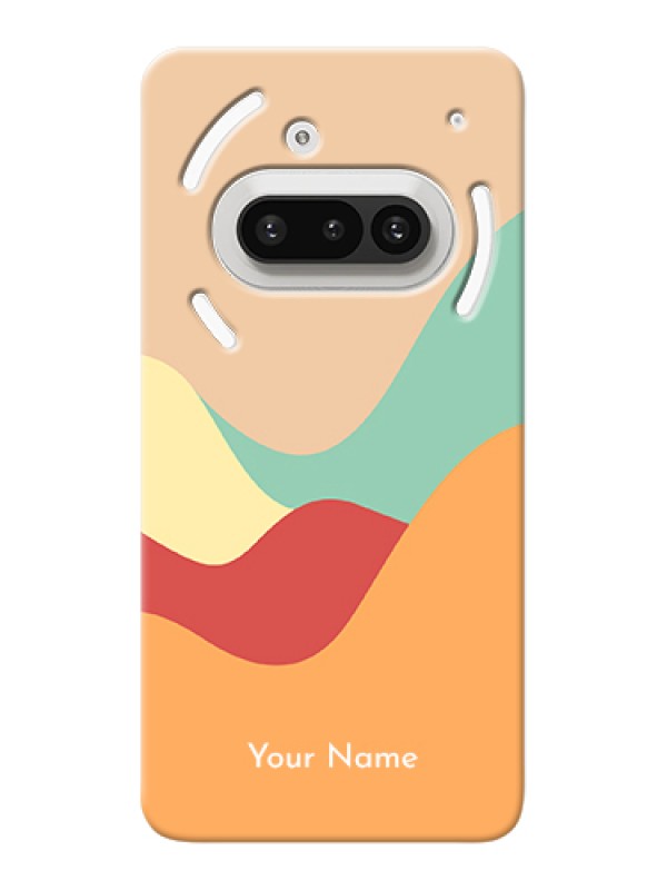 Custom Nothing Phone 3A 5G Custom Hard Phone Case - Ocean Waves Multi - Colour Design
