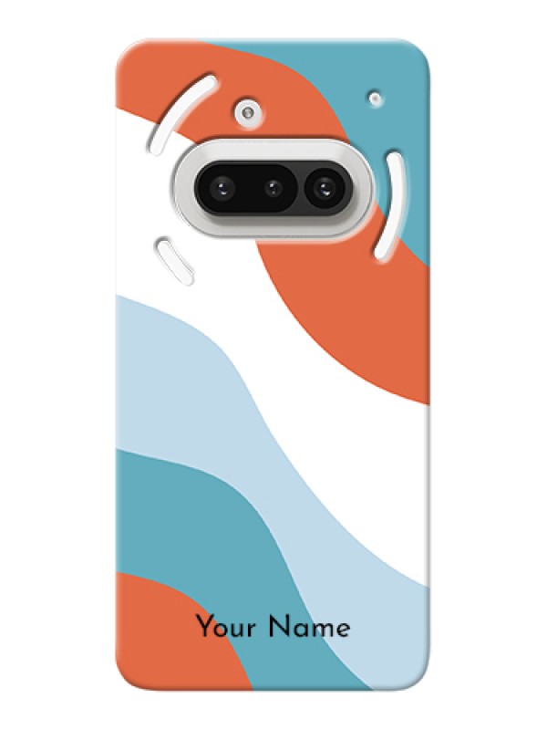Custom Nothing Phone 3A 5G Custom Hard Phone Case - Coloured Waves Design