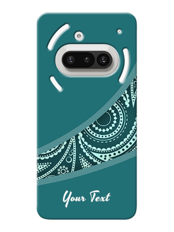 Custom Nothing Phone 3A 5G Custom Hard Phone Case - Semi Visible Floral Design