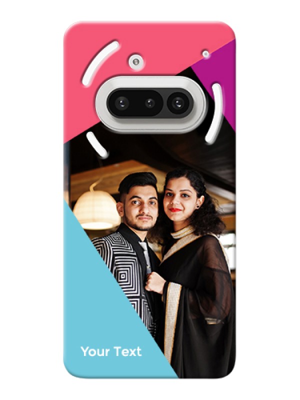 Custom Nothing Phone 3A 5G Custom Hard Phone Case - Stacked Triple Colour Design