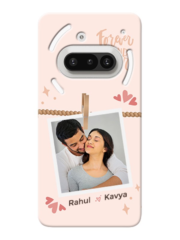 Custom Nothing Phone 3A 5G Custom Hard Phone Case - Forever And Ever Love Design