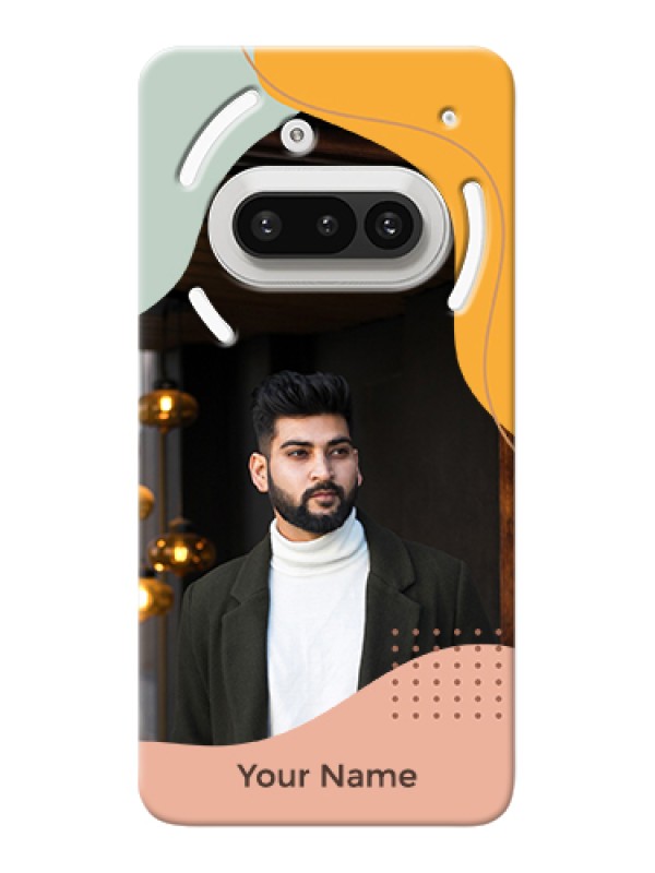 Custom Nothing Phone 3A 5G Custom Hard Phone Case - Tri - Coloured Overlay Design