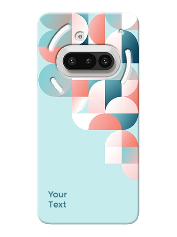 Custom Nothing Phone 3A 5G Custom Hard Phone Case - Stylish Semi - Circle Pattern Design