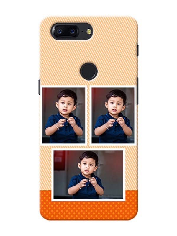 Custom One Plus 5T Bulk Photos Upload Mobile Case  Design