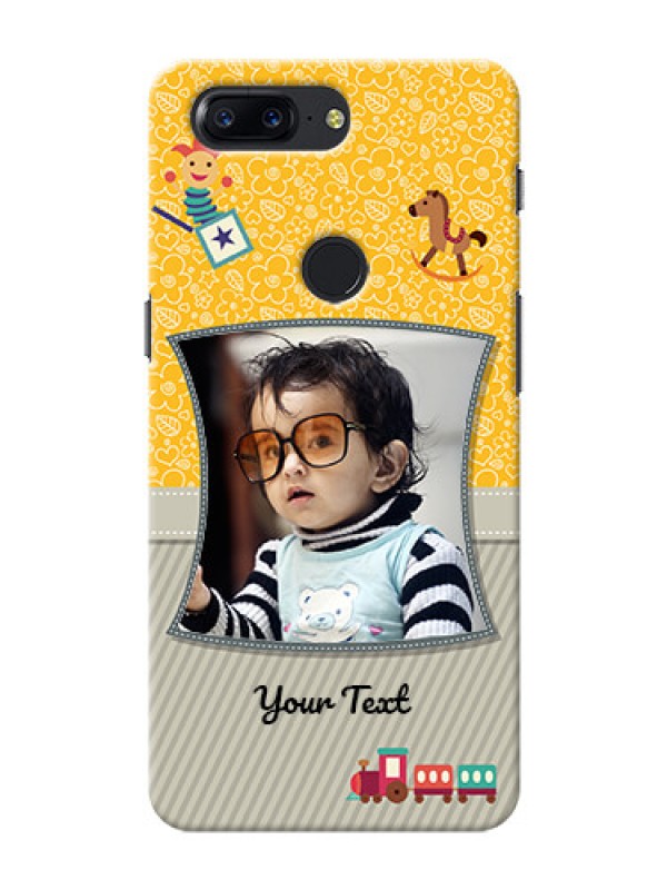 Custom One Plus 5T Baby Picture Upload Mobile Cover Design