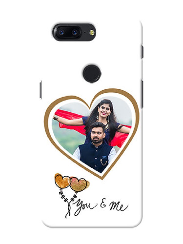 Custom One Plus 5T You And Me Mobile Back Case Design