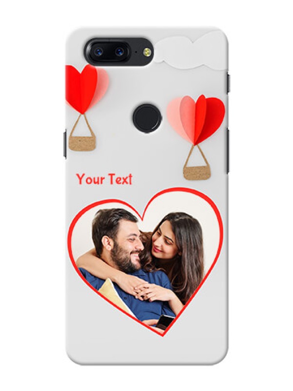 Custom One Plus 5T Love Abstract Mobile Case Design